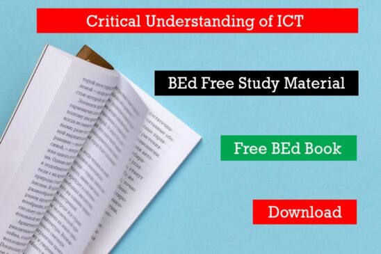 Critical Understanding of ICT